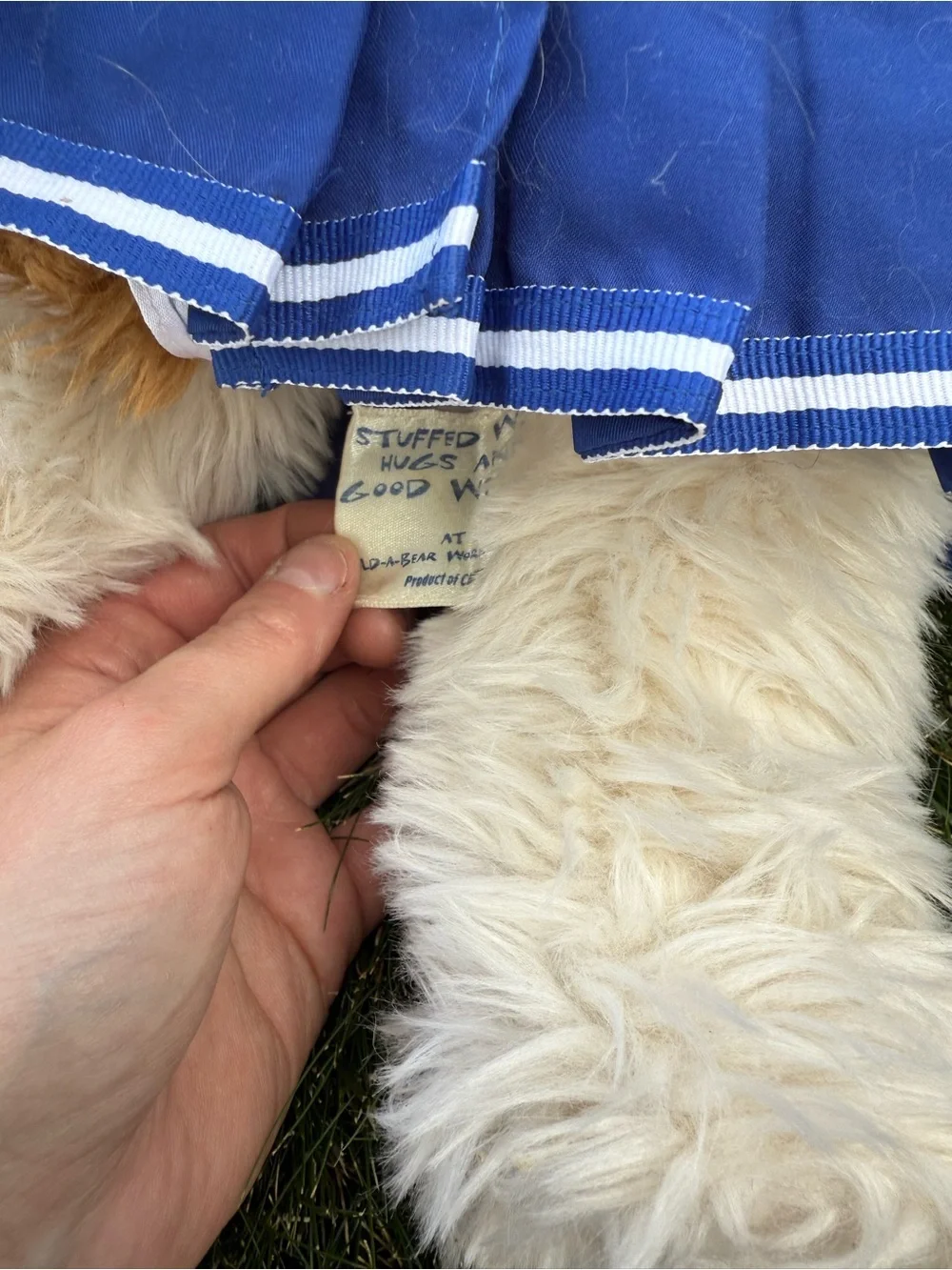 Build a bear cheerleader dog